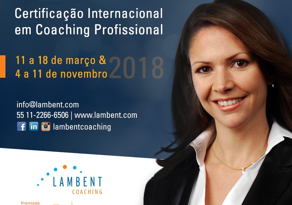 Certificação Internacional em Coaching Profissional em São Paulo – março e novembro 2018