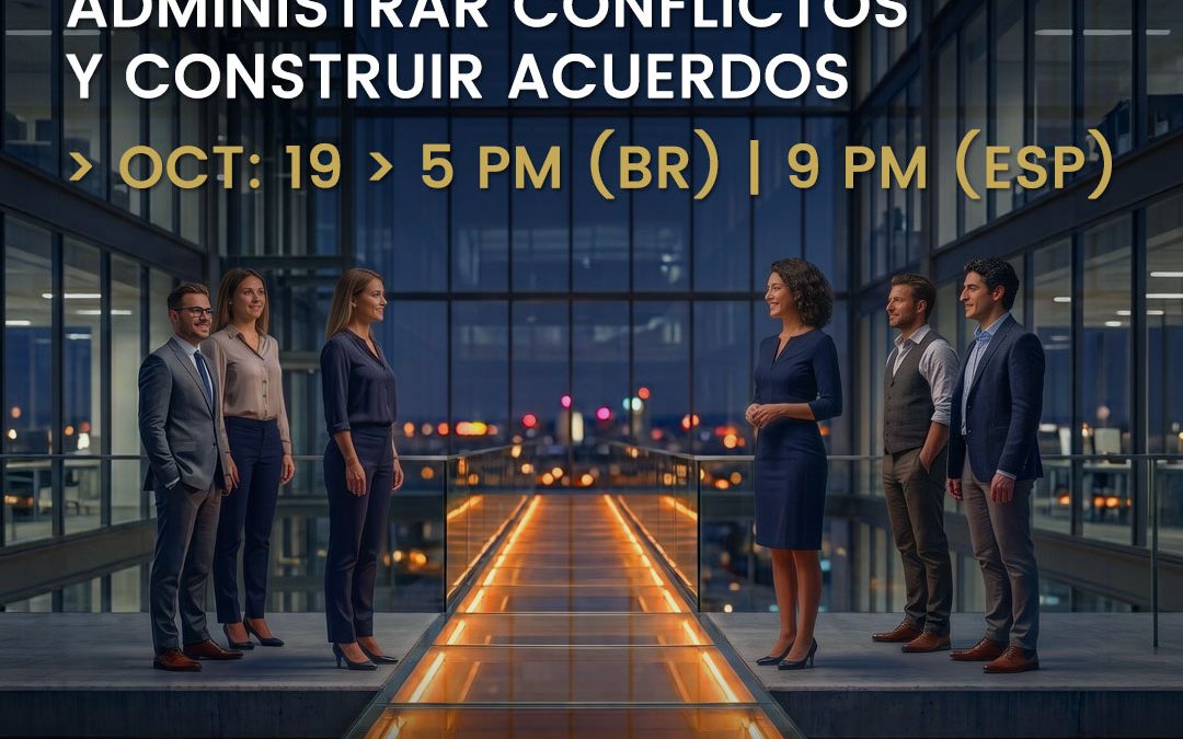WEBINAR GRATUITO Y CURSO ONLINE: Coaching para administrar conflictos y construir acuerdos