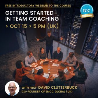 FREE WEBINAR AND ONLINE COURSE: Getting started in Team Coaching