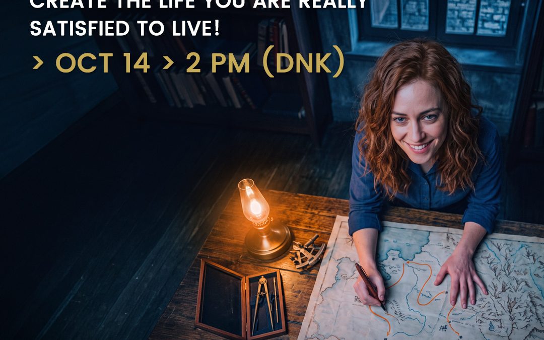 FREE WEBINAR AND ONLINE COURSE: Be the Author of your Life – Create the life you are really satisfied to live